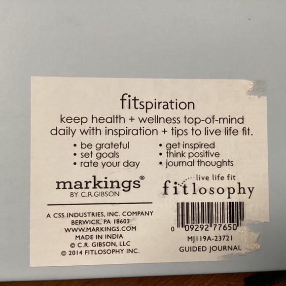 Fitspiration Guided Journal by C. R. Gibson - Picture 7 of 7